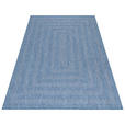 In- und Outdoorteppich 80/150 cm Zagora  - Blau, Basics, Textil (80/150cm) - Novel