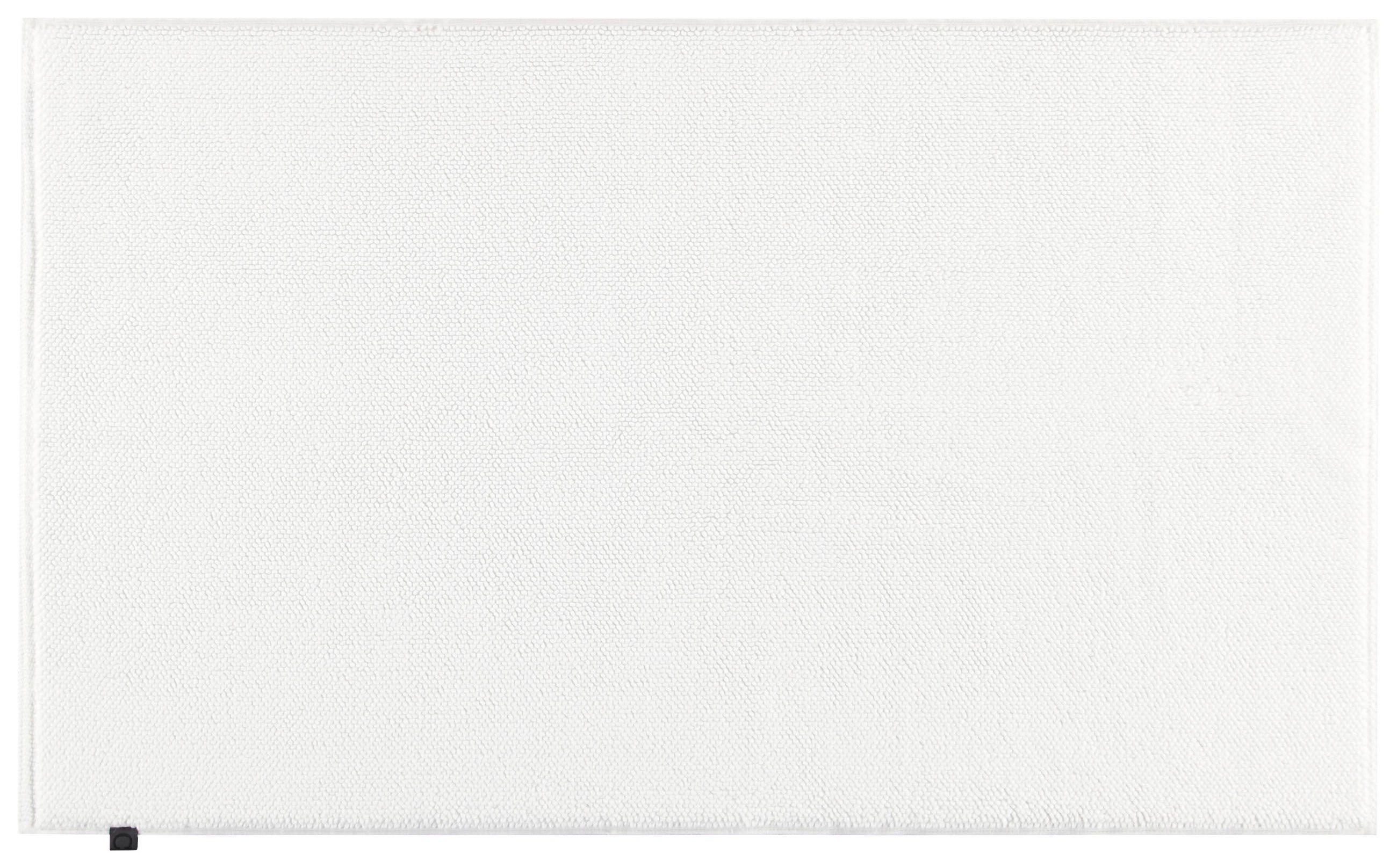 BADTEPPICH 1007 LOOP 600 Weiß 60/60 cm  - Weiß, KONVENTIONELL, Textil (60/60cm) - Cawoe