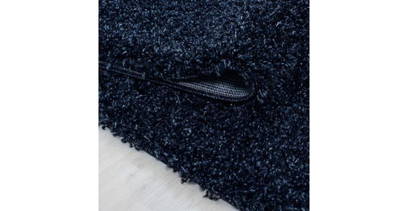 HOCHFLORTEPPICH 120 cm Life 1500 Dunkelblau - Dunkelblau, KONVENTIONELL, Textil (120cm) - Novel