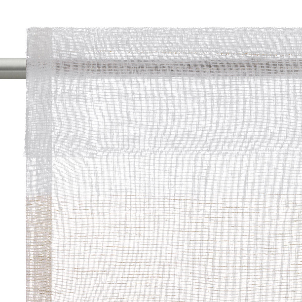 FERTIGVORHANG  halbtransparent   135/245 cm  - Weiß, Basics, Textil (135/245cm) - Esposa