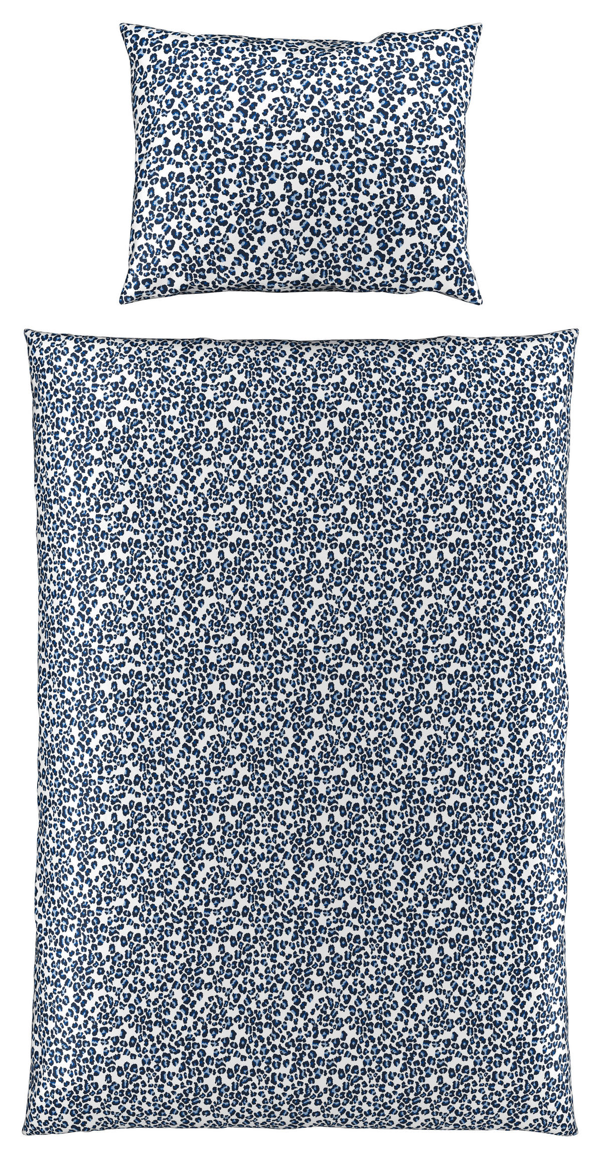 ÁGYNEMŰHUZAT-GARNITÚRA 140/200 cm  - kék/fehér, Basics, textil (140/200cm) - Novel