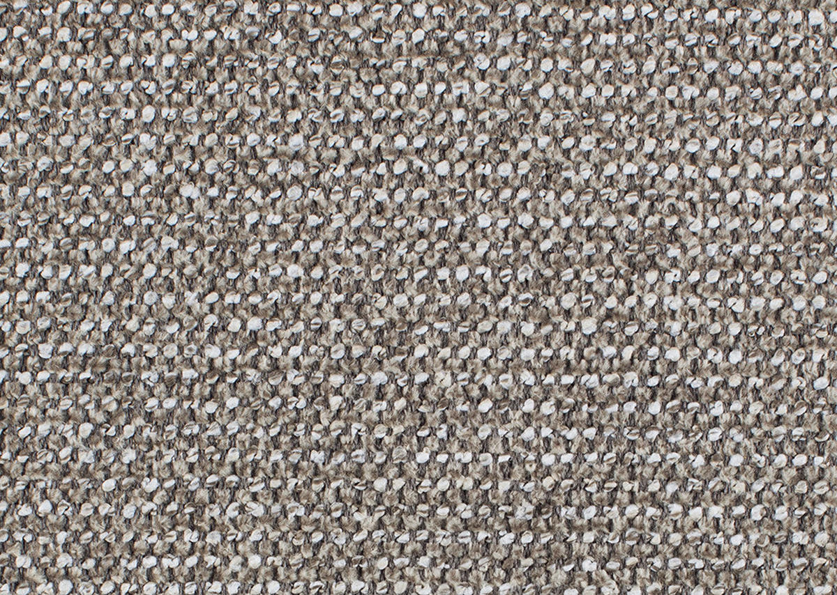 SESSEL in Chenille, Flachgewebe Greige  - Greige/Schwarz, Design, Textil/Metall (81/92/84cm) - Xora