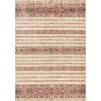 VINTAGE-TEPPICH Cortea Araqan 160/230 cm  in Terracotta, Graublau, Elfenbein  - Elfenbein/Graublau, LIFESTYLE, Kunststoff/Textil (160/230cm) - Lindorug
