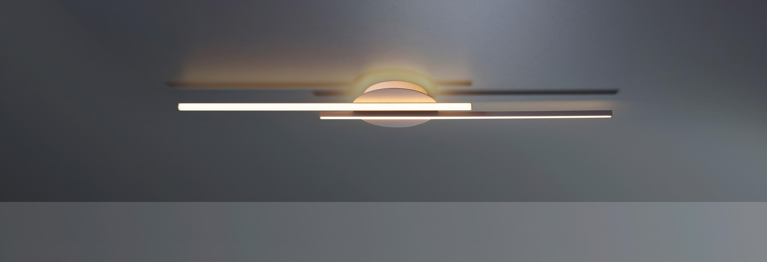 Thumbnail - Bopp Led-Deckenleuchte Dual, Metall, 120x24x5.5 cm, Made in Germany, Lampen & Leuchten, Innenbeleuchtung, Smart Lights, ...