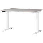 SCHREIBTISCH 120/80/72-118 cm Weiß, Kaschmir elektrisch höhenverstellbar  - Kaschmir/Weiß, MODERN, Holzwerkstoff/Metall (120/80/72-118cm) - Novel
