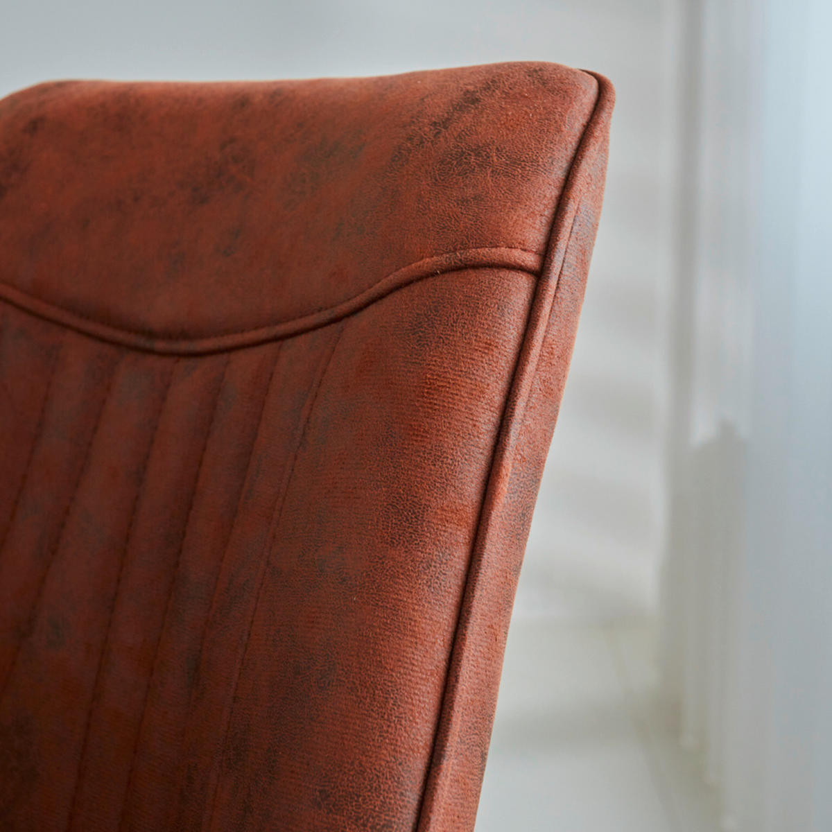 SADA ŽIDLÍ 2 kusy - černá/koňaková, Moderní, kov/textil (53/87/63,5cm) - MID.YOU