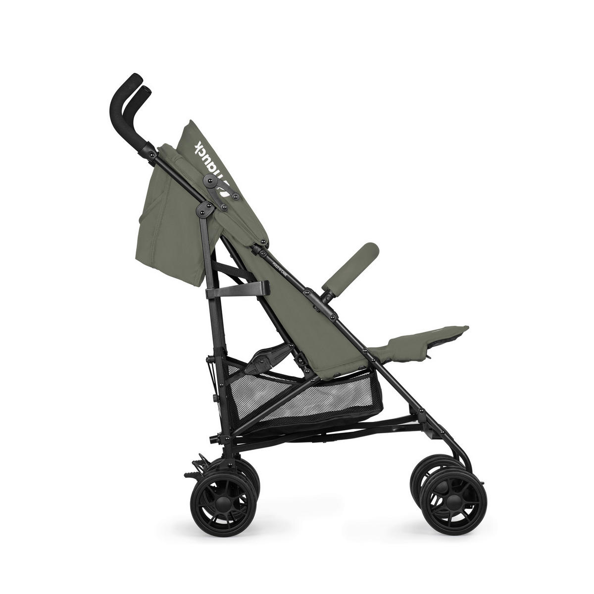 BUGGY Fold N Care  - Olivgrün, Basics (87/47/107cm) - Hauck