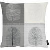 KISSENHÜLLE 46/46 cm  - Schwarz/Weiß, Design, Textil (46/46cm) - Apelt