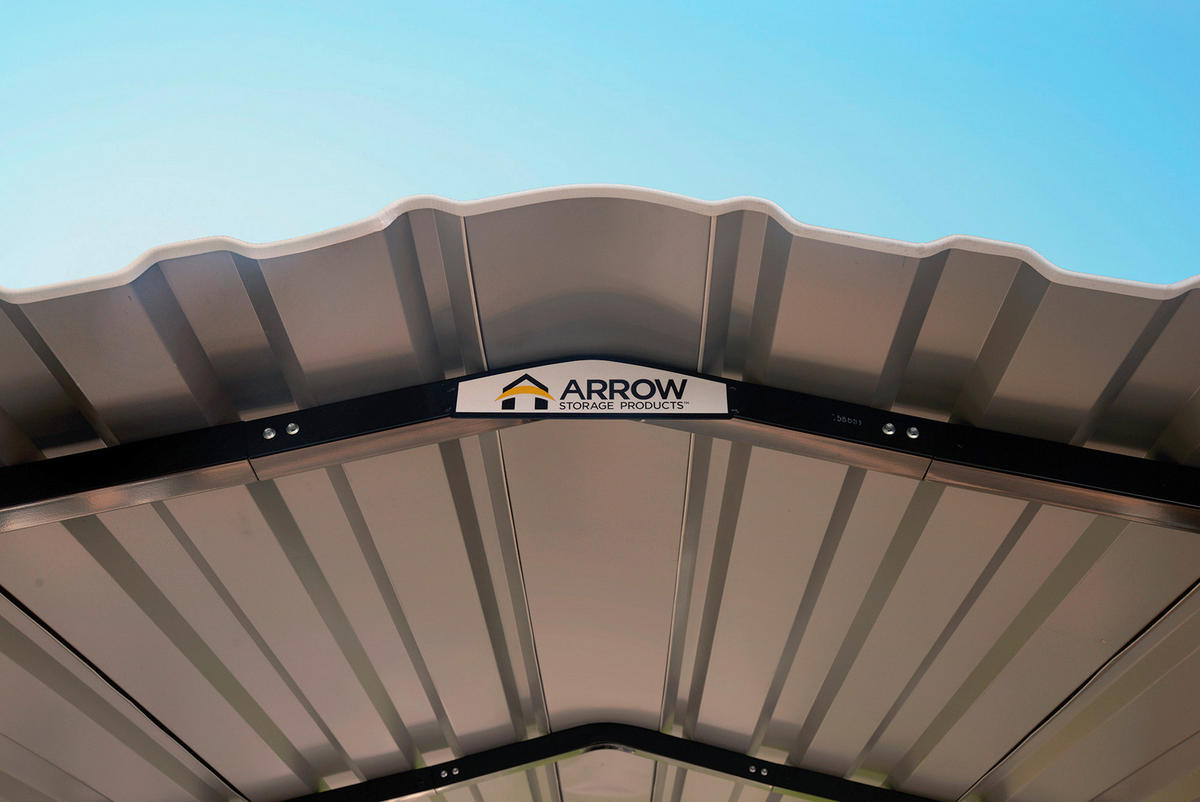 CARPORT - Schwarz/Grau, Basics, Metall (370/260/600cm)