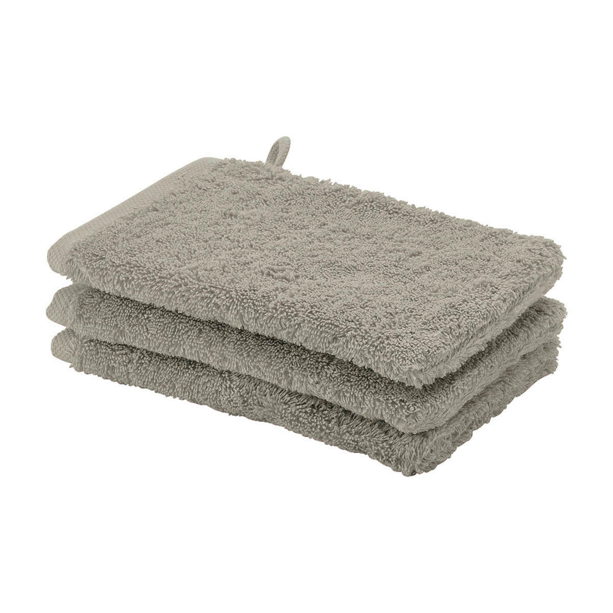 WASCHLAPPEN LONDON Olivgrün  - Olivgrün, Basics, Textil (16/22cm) - Aquanova