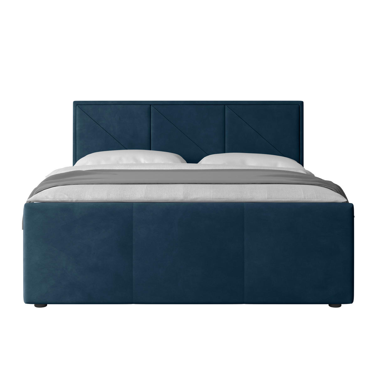 BOXSPRINGBETT 180/200 cm  in Blau  - Blau, MODERN, Holz/Kunststoff (180/200cm) - MID.YOU