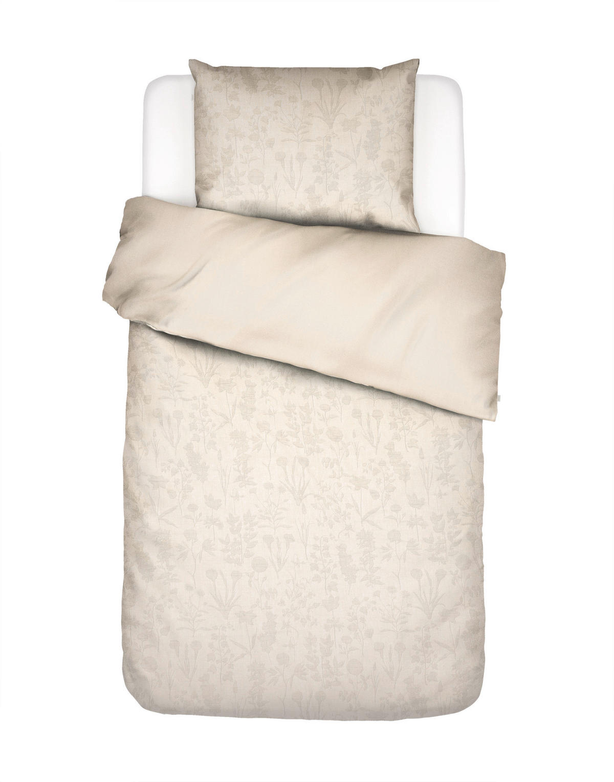 POSTELJINA 135/200 cm   - boje pijeska, Konvencionalno, tekstil (135/200cm) - Essenza