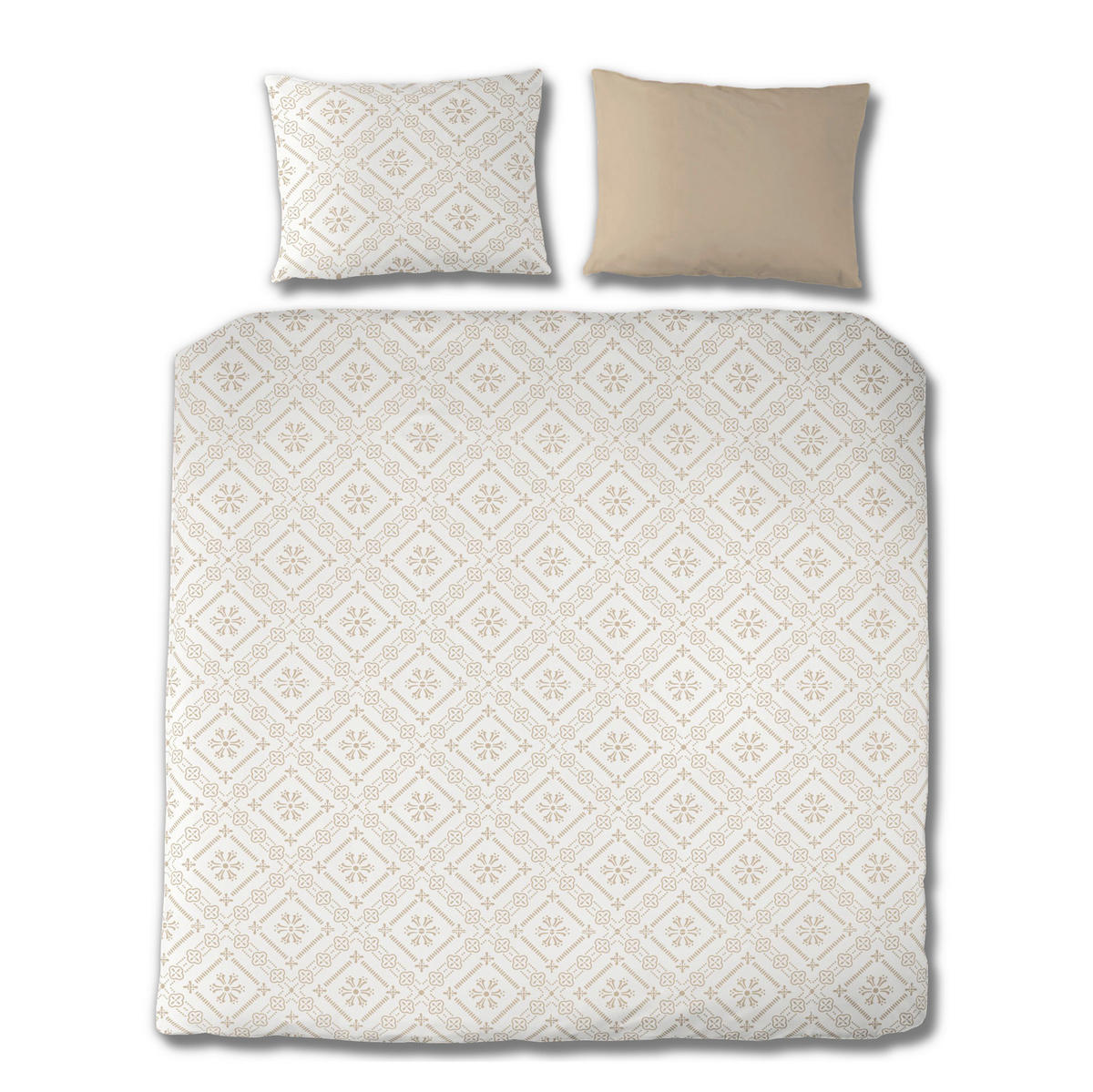 BETTWÄSCHE Renforcé 200/200 cm  - Beige, Design, Textil (200/200cm) - Florella