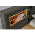 BOXSPRINGBETT 160/200 cm  in Eichefarben, Greige  - Greige/Eichefarben, Natur, Holz/Textil (160/200cm) - Valnatura