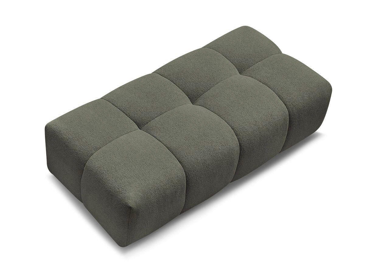 HOCKER EVEREST Flachgewebe Grün  - Schwarz/Grün, MODERN, Kunststoff/Textil (166/100/40cm)