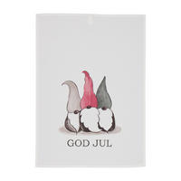 DISKHANDDUK röd, vit  - vit/röd, Basics, textil (50/70cm)