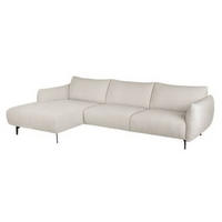 SOFFA i beige  - beige/svart, Design, metall/trä (273/75/162cm) - Best Price