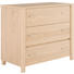 KOMMODE Eiche furniert Eichefarben - Eichefarben/Silberfarben, Design, Holz/Holzwerkstoff (113,1/96/58,3cm) - Paidi
