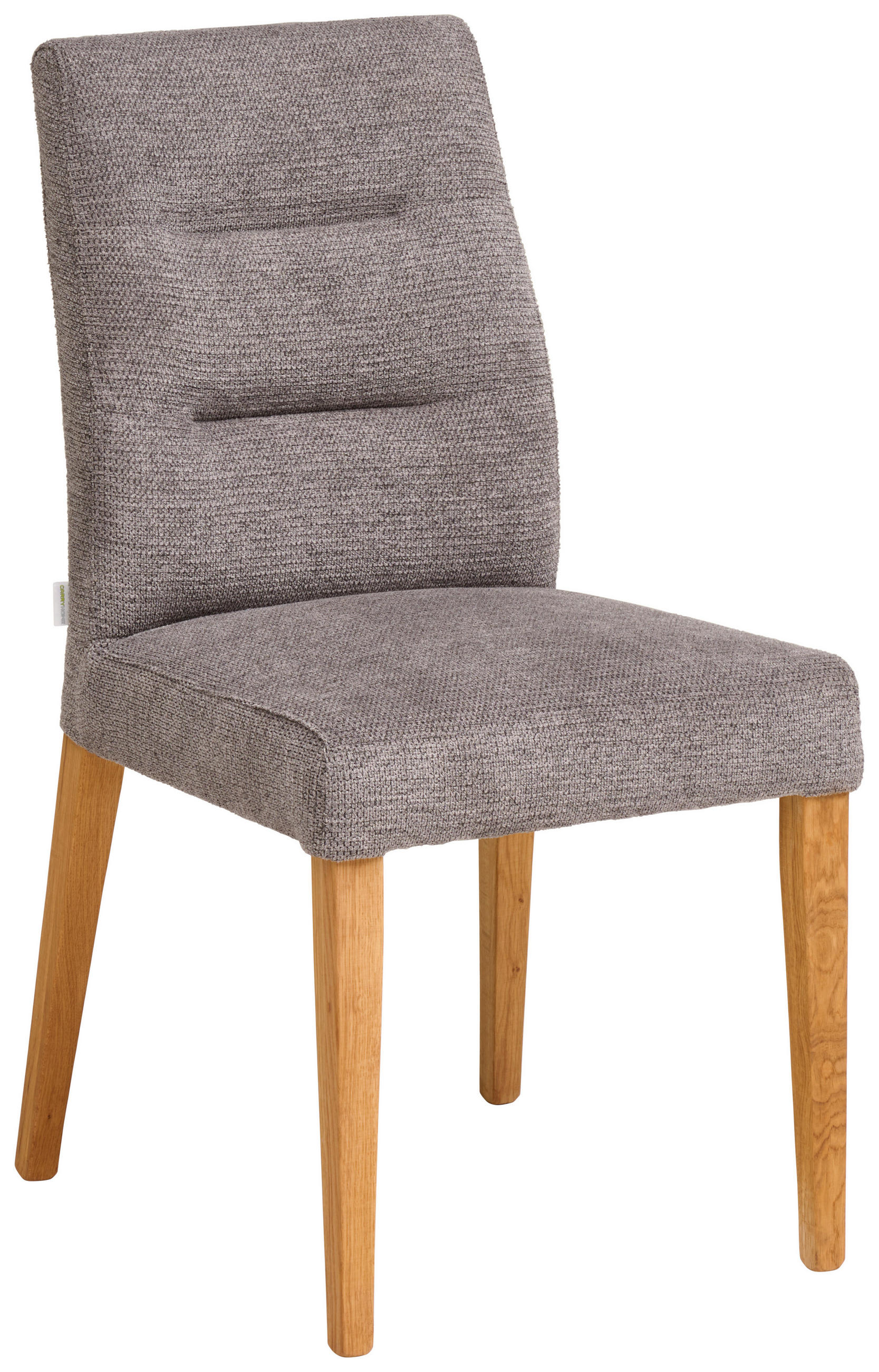 STUHL in Holz, Textil Grau, Eichefarben  - Eichefarben/Grau, KONVENTIONELL, Holz/Textil (45/91/63cm) - Carryhome