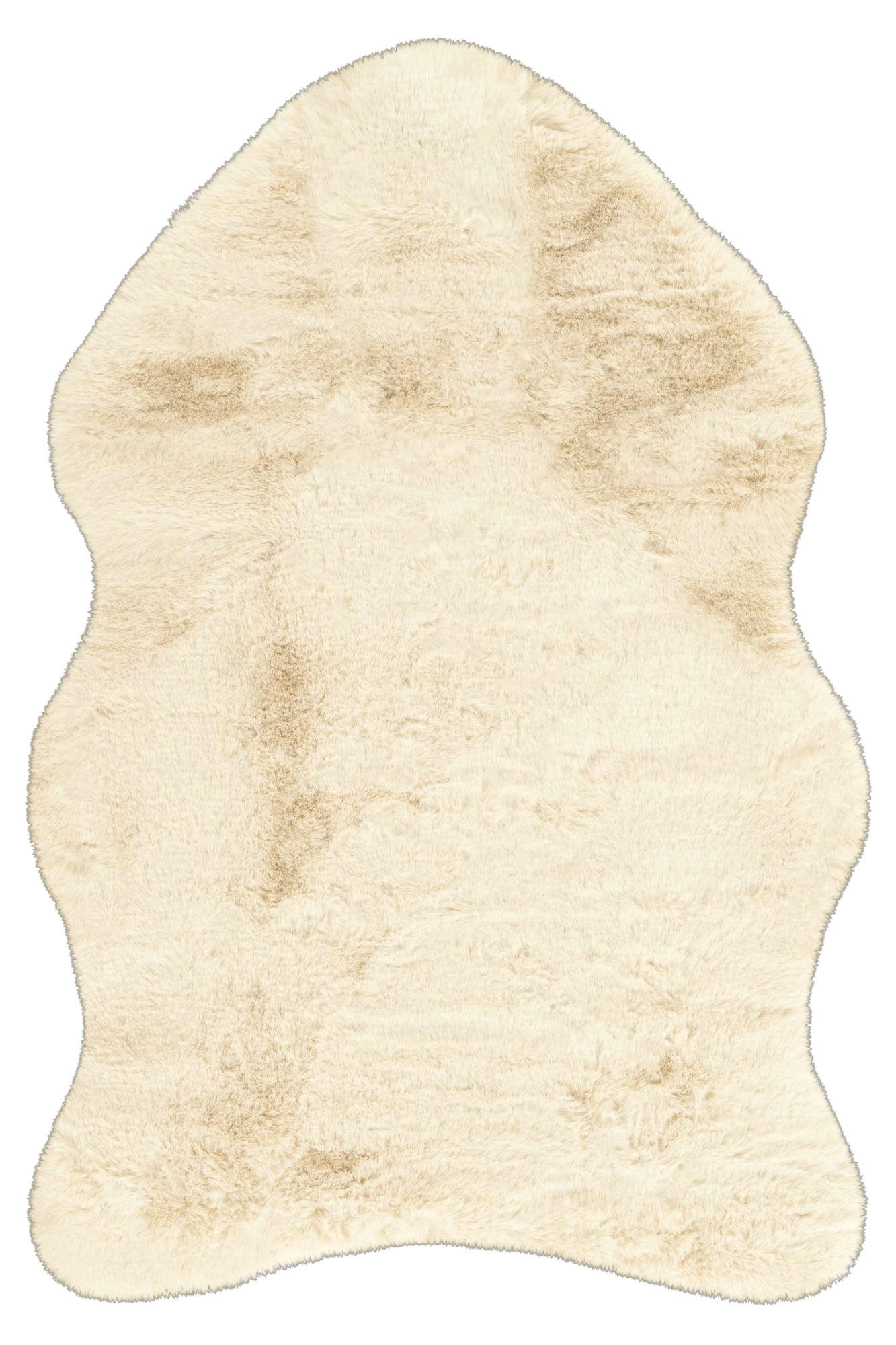 FELLTEPPICH 60/90 cm My Infinity Creme  - Creme, Design, Textil (60/90cm) - Obsession