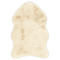 FELLTEPPICH 60/90 cm My Infinity Creme  - Creme, Design, Textil (60/90cm) - Obsession