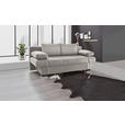 SCHLAFSOFA Helen in Hellgrau  - Wengefarben/Hellgrau, KONVENTIONELL, Holz/Textil (200/80/104cm) - Novel