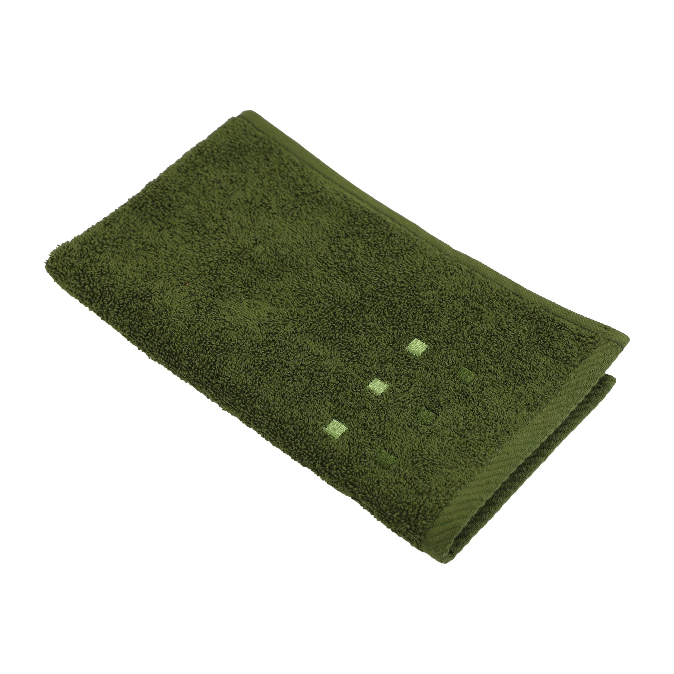 GÄSTETUCH Quattro Grün 4-teilig 30/50 cm  - Grün, Basics, Textil (30/50cm) - Esposa