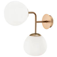 VÄGGLAMPA 15/36/33 cm   - mässingsfärgad, Basics, metall/glas (15/36/33cm) - MAYTONI