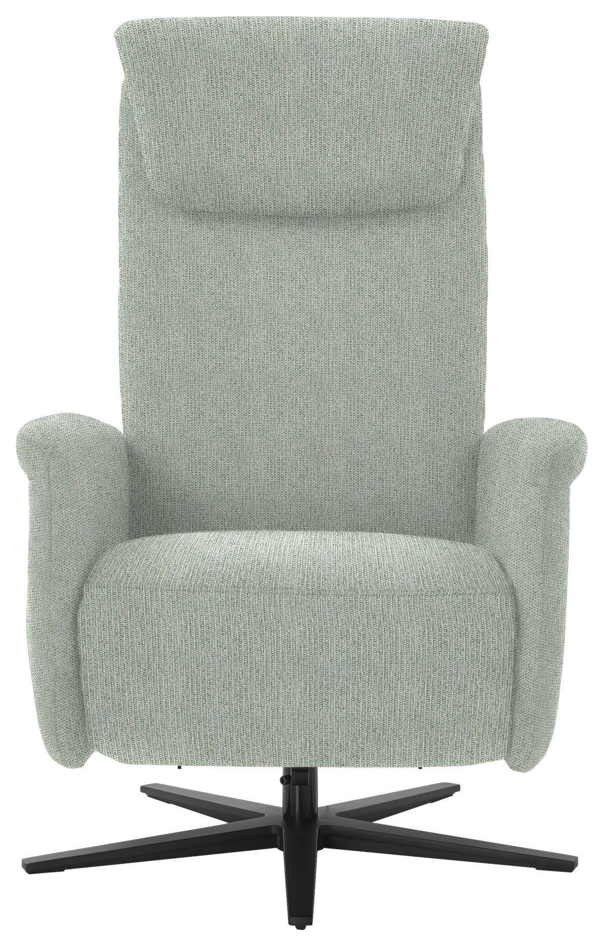 RELAXSESSEL in Textil Platinfarben  - Platinfarben/Schwarz, Design, Textil/Metall (77/115/89cm) - Pure Home Comfort