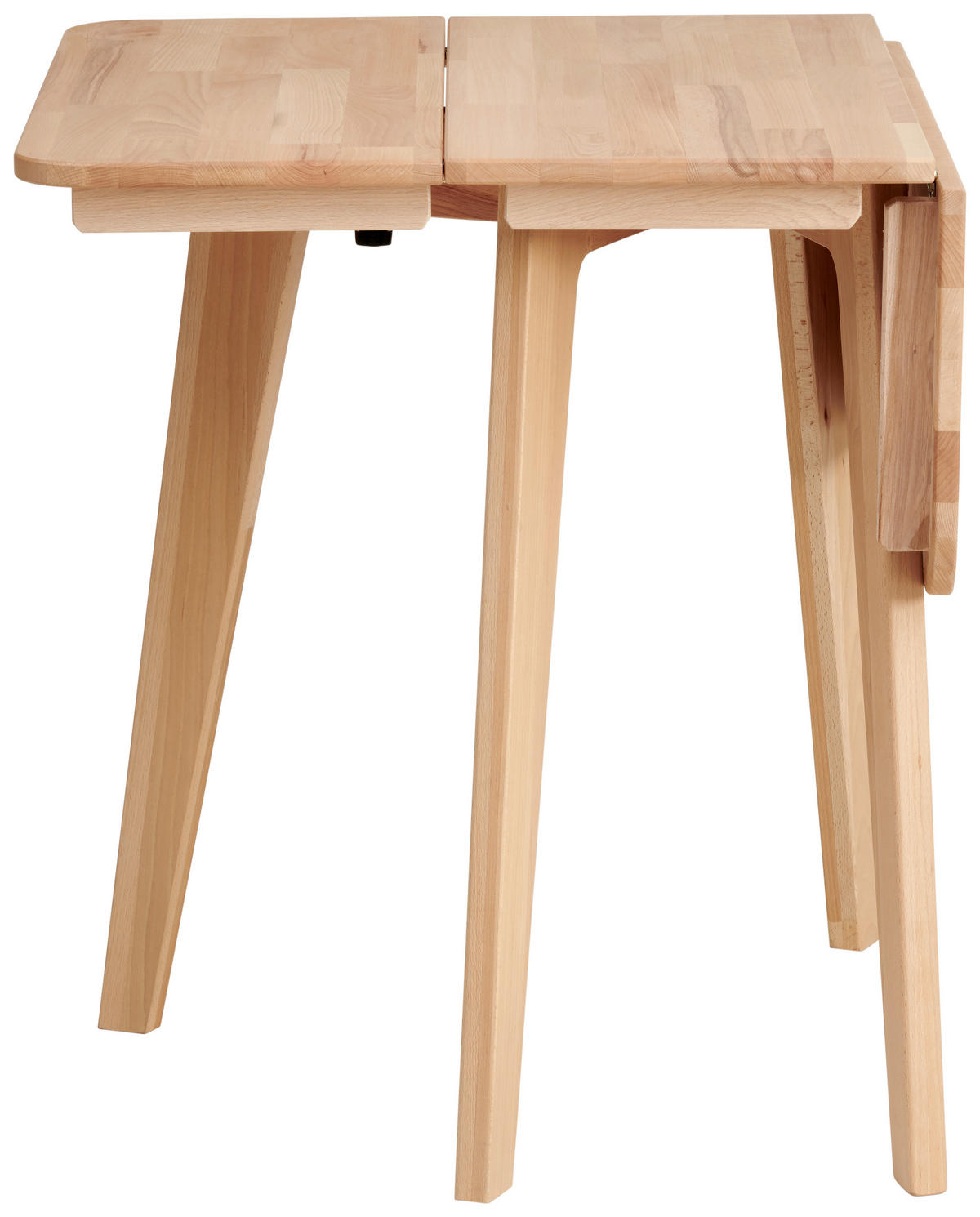 KLAPPTISCH Kernbuche massiv rechteckig Kernbuche  - Kernbuche, Natur, Holz (94/75/75cm) - Livetastic