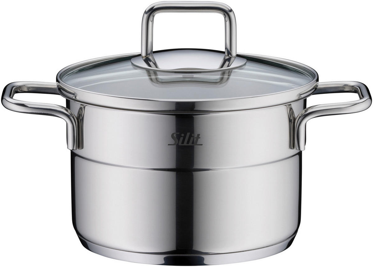 FLEISCHTOPF Extra Cook 1,3 L  - Klar, Basics, Metall (14cm) - Silit
