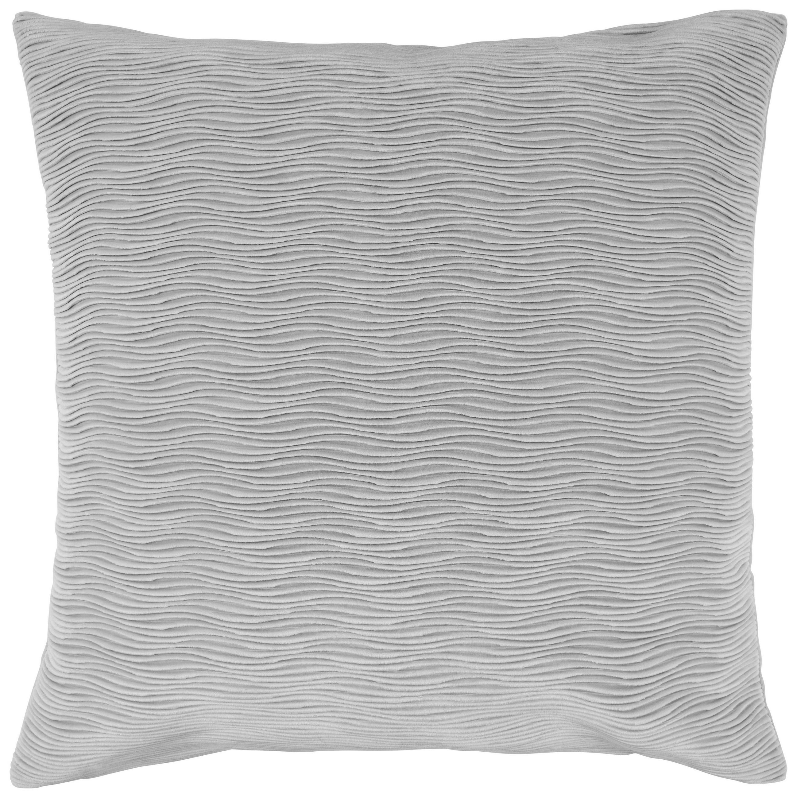 DÍSZPÁRNAHUZAT 50/50 cm  - ezüst, Basics, textil (50/50cm) - Novel