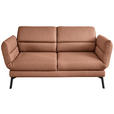 2-SITZER-SOFA Flachgewebe Rostfarben, Orange  - Rostfarben/Schwarz, Design, Textil/Metall (178-226/83-113/96-177cm) - Dieter Knoll