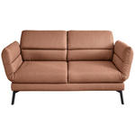 2-SITZER-SOFA Flachgewebe Rostfarben, Orange  - Rostfarben/Schwarz, Design, Textil/Metall (178-226/83-113/96-177cm) - Dieter Knoll
