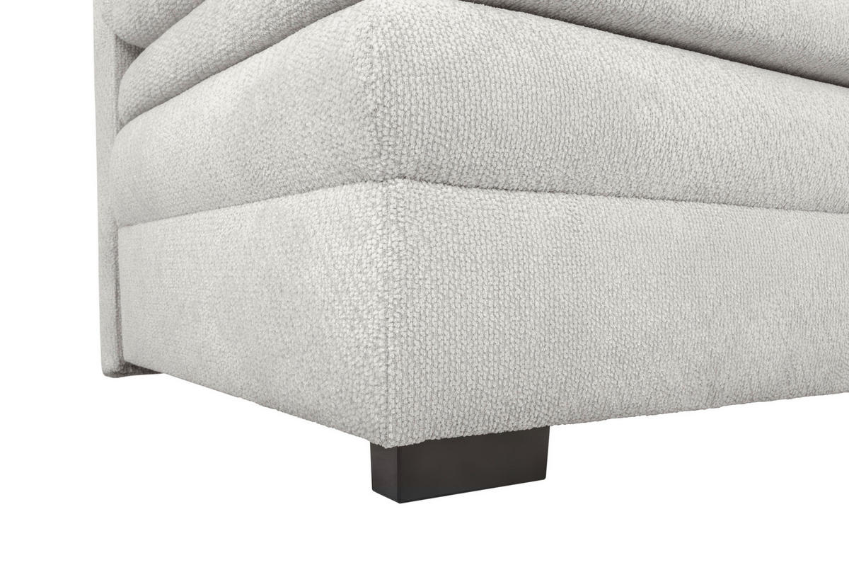 SCHLAFSOFA in Struktur Hellgrau  - Hellgrau/Schwarz, KONVENTIONELL, Kunststoff/Textil (195/93/83cm) - Carryhome