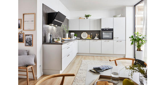 EINBAUKÜCHE   - Grau, Design, Holzwerkstoff - Novel