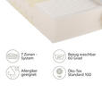 KOMFORTSCHAUMMATRATZE 100/200 cm  - Weiß, Basics, Textil (100/200cm) - Novel