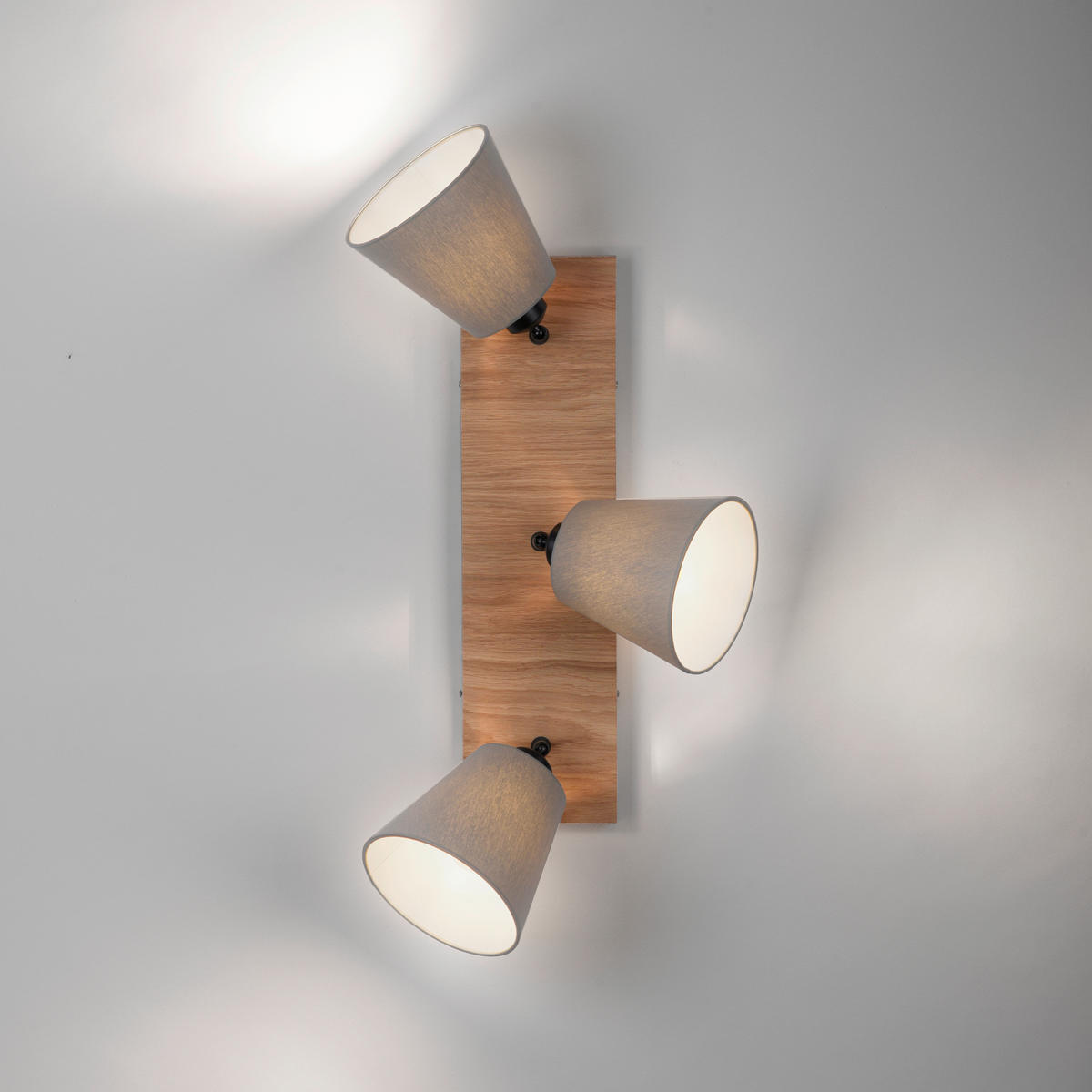 DECKENLEUCHTE    77/28/26 cm  - Natur, Holzwerkstoff/Metall (77/28/26cm)