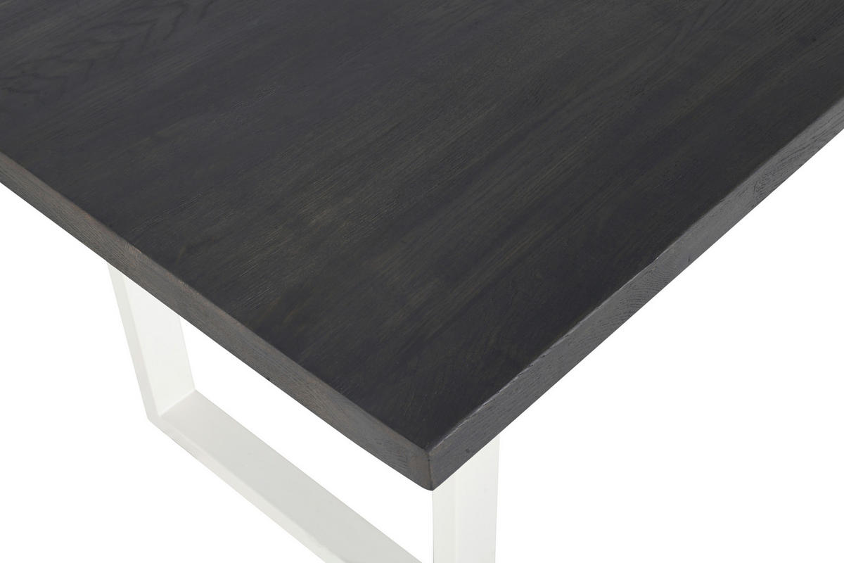 TISCHPLATTE Eiche Dunkelgrau, Eiche dunkel  - Eiche dunkel/Dunkelgrau, Design, Holz (200/100/5cm) - Landscape