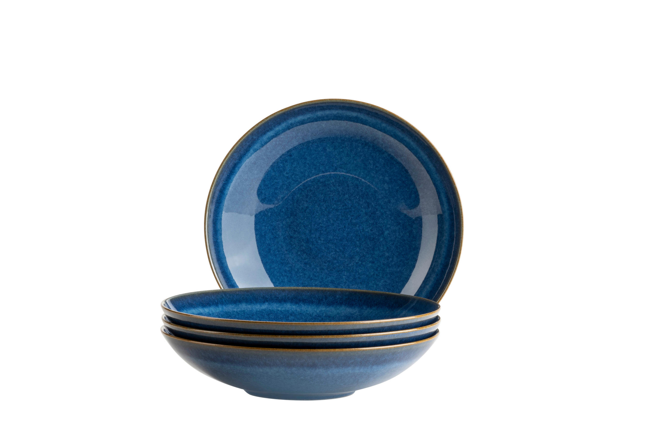 TELLERSET  - Blau, Basics, Keramik - Mäser