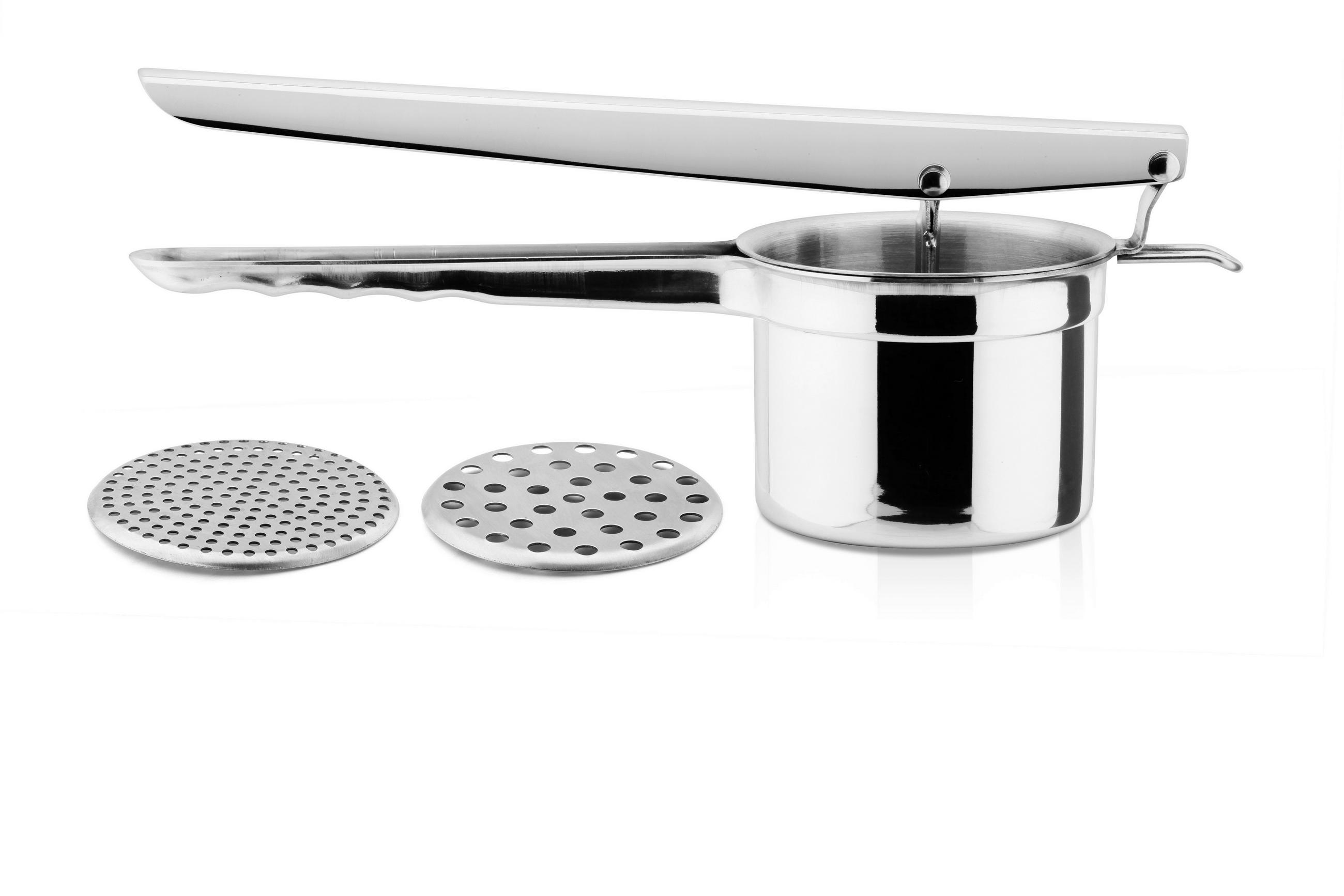 KARTOFFELPRESSE - Silberfarben, Basics, Metall (31/11/12cm) - moHA!