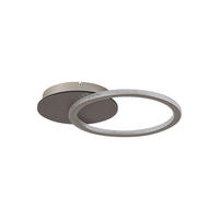 DECKENLEUCHTE Specs 45/35/6 cm  - Champagner/Weiß, Design, Kunststoff/Metall (45/35/6cm)