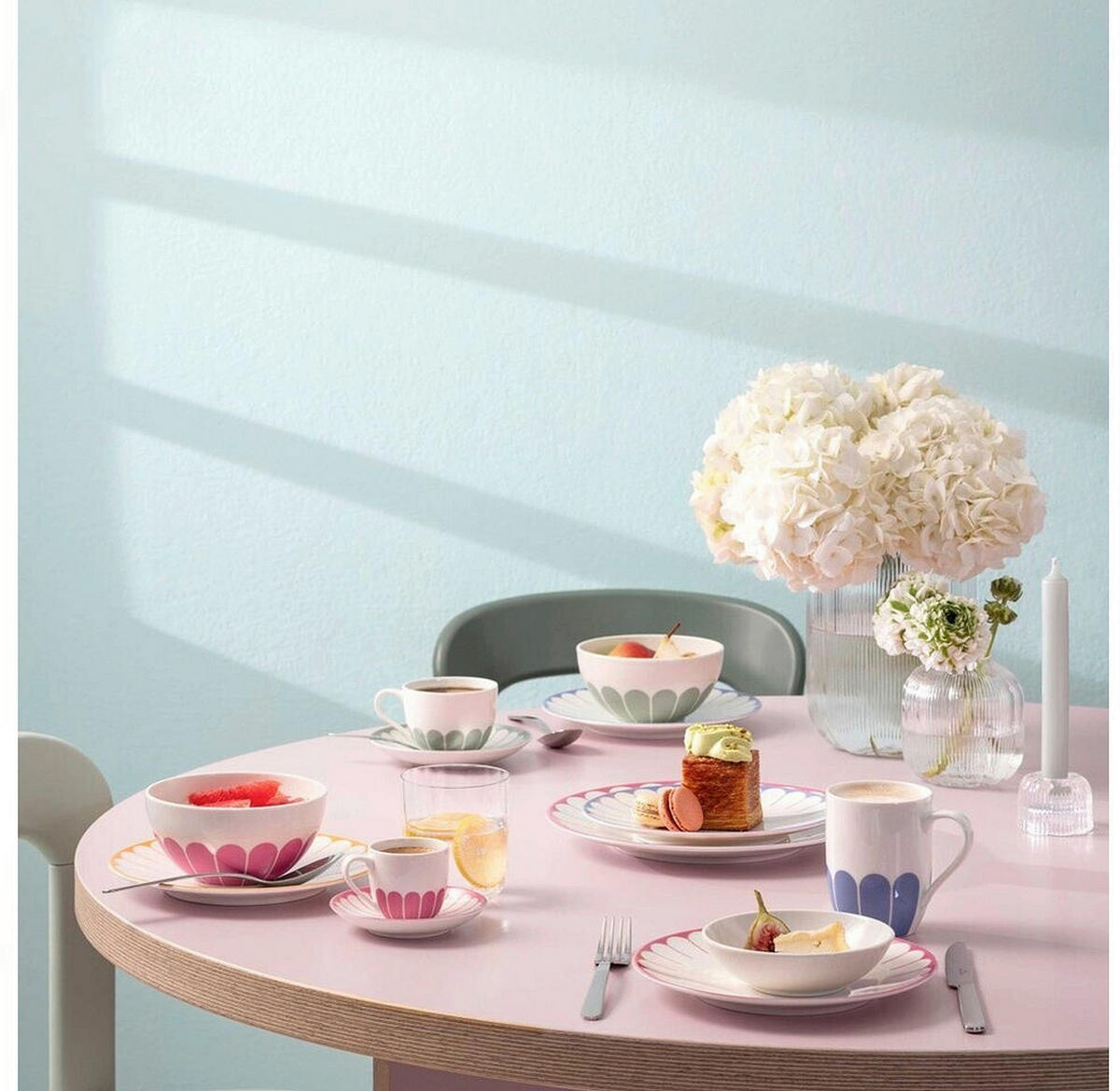 FRÜHSTÜCKSTELLER Weiß, Magenta Fleur Cassis  - Magenta/Weiß, MODERN, Keramik (21/2,5cm) - Villeroy & Boch