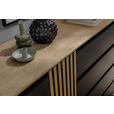 SIDEBOARD 187/92/45 cm  - Wildeiche/Anthrazit, Design, Holz/Holzwerkstoff (187/92/45cm) - Moderano