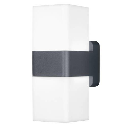 AUßENWANDLEUCHTE Smart+ Outdoor WiFi Cube Updown Multicolor 11/8/20,5 cm   - Dunkelgrau/Weiß, Basics, Kunststoff/Metall (11/8/20,5cm) - Ledvance