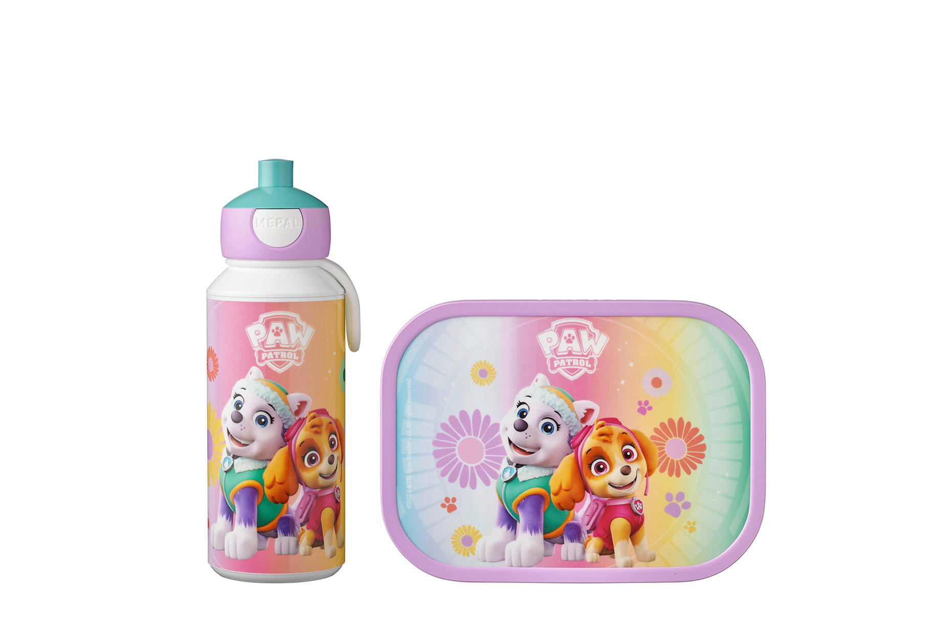 PAUSENSET Campus Paw PAtrol Girls  - Multicolor/Rosa, KONVENTIONELL, Kunststoff (20,5/7,5/18,8cm) - Mepal
