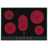 GLASKERAMIKKOCHFELD P875AO  - Anthrazit/Schwarz, Basics, Glas/Metall (71,8/47/51cm) - SMEG