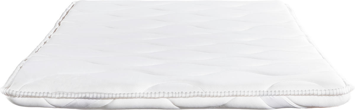 VRCHNÍ MATRACE, 70/140 cm - bílá, Basics, textil (70/140cm) - Livetastic