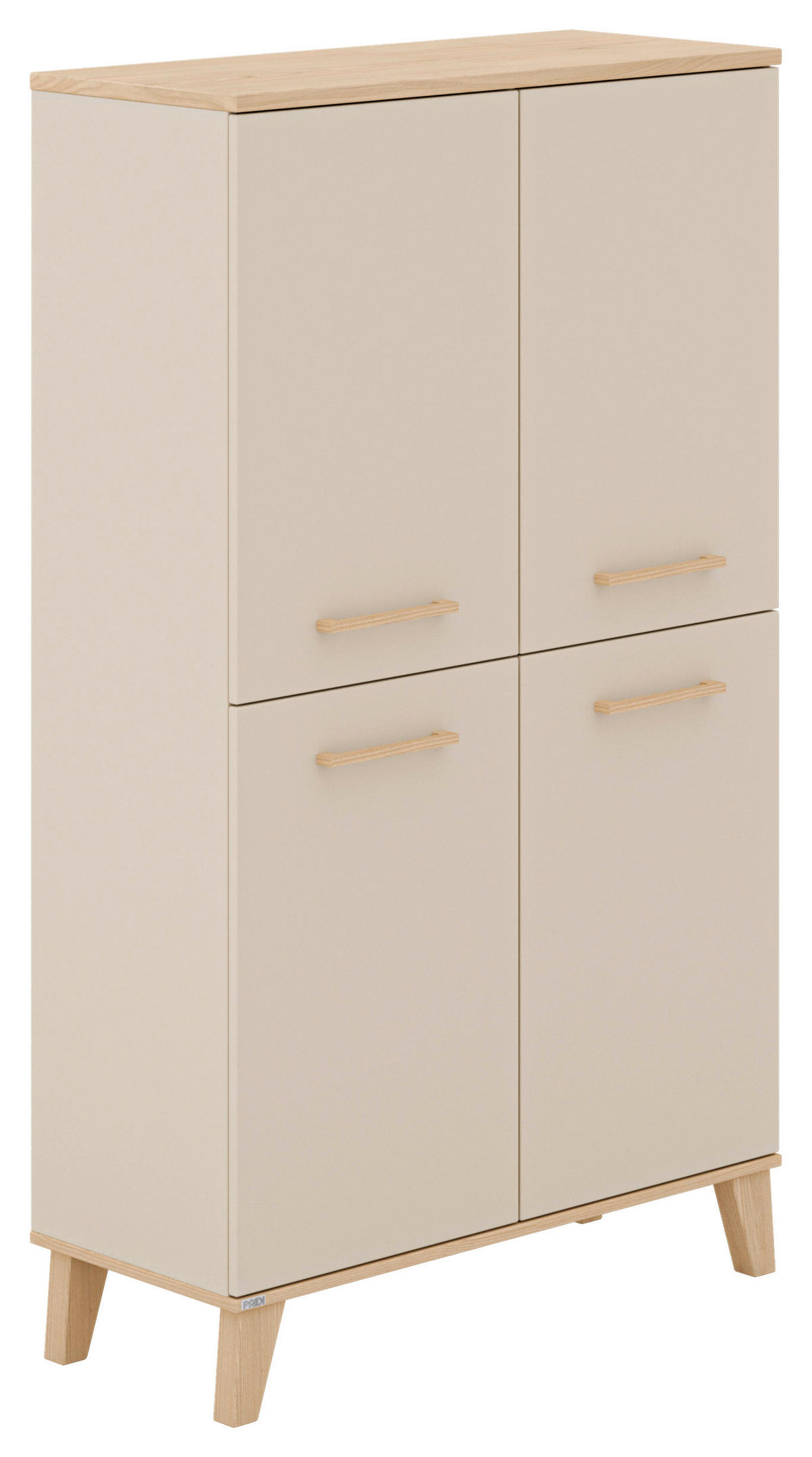 STANDREGAL  94,80/160,90/39,60 cm Naturfarben, Beige, Kaschmir  - Kaschmir/Beige, Design, Holzwerkstoff (94,80/160,90/39,60cm) - Paidi