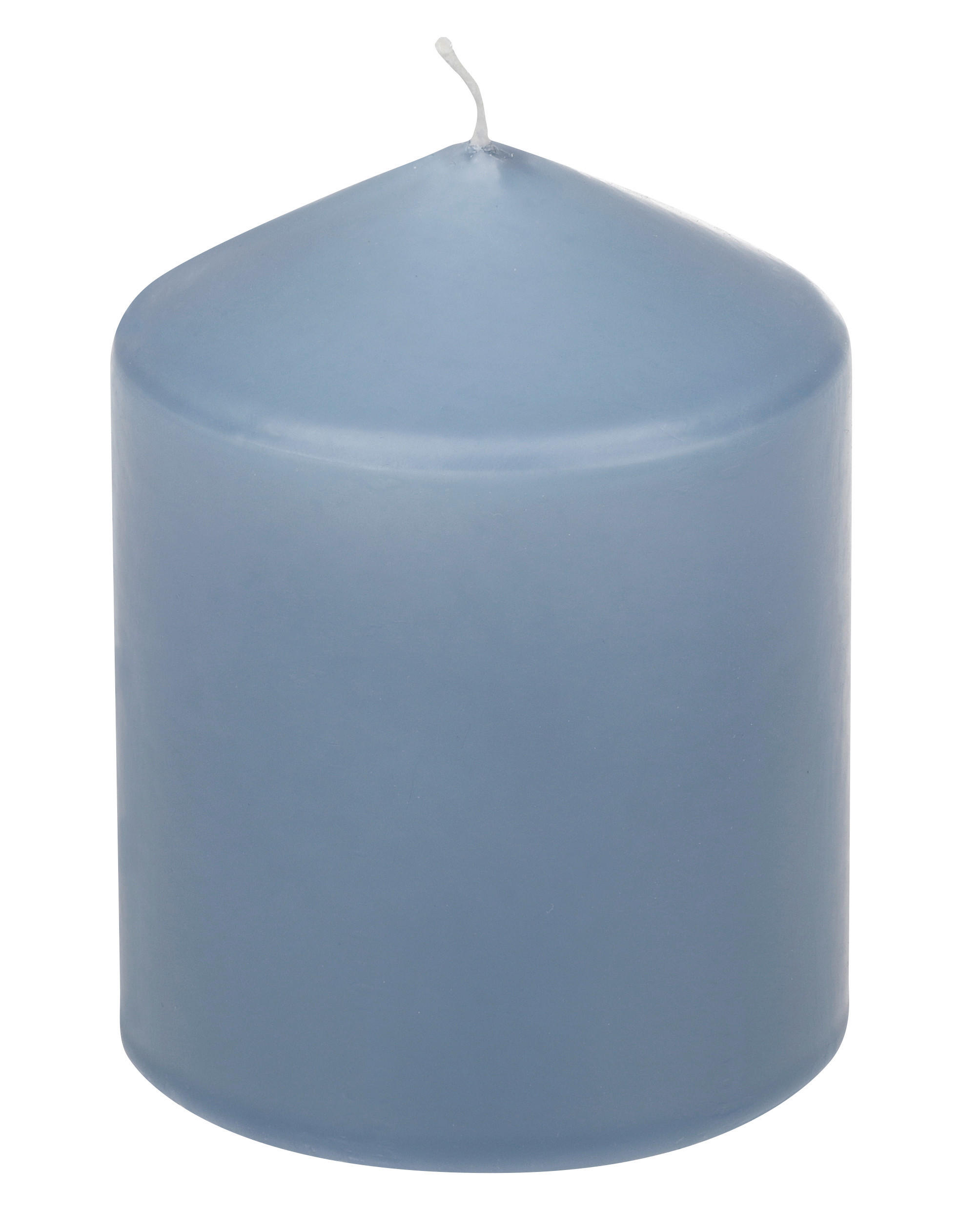 KERZE - Pastellblau, Basics, Paraffin (7,7/10,0cm) - Steinhart
